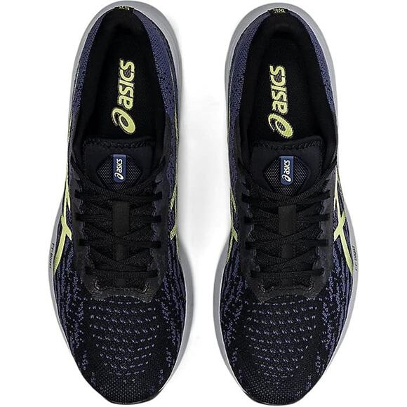 Asics Dynablast 2 Shoes Men\'s Black/Glow Yellow Low Top Running Sneakers 9 M